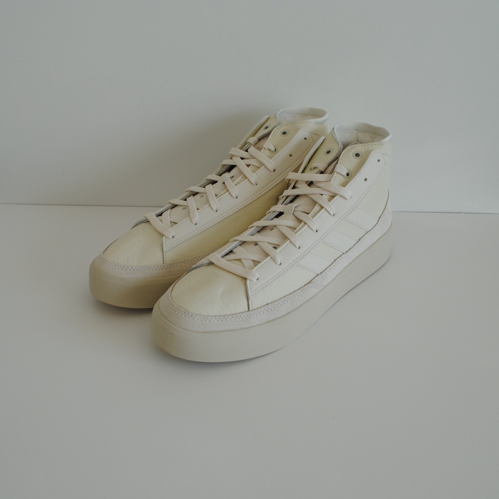 Adidas Znsored Hi Premium Leather Men's Shoes - Off White - IG0436 New with box